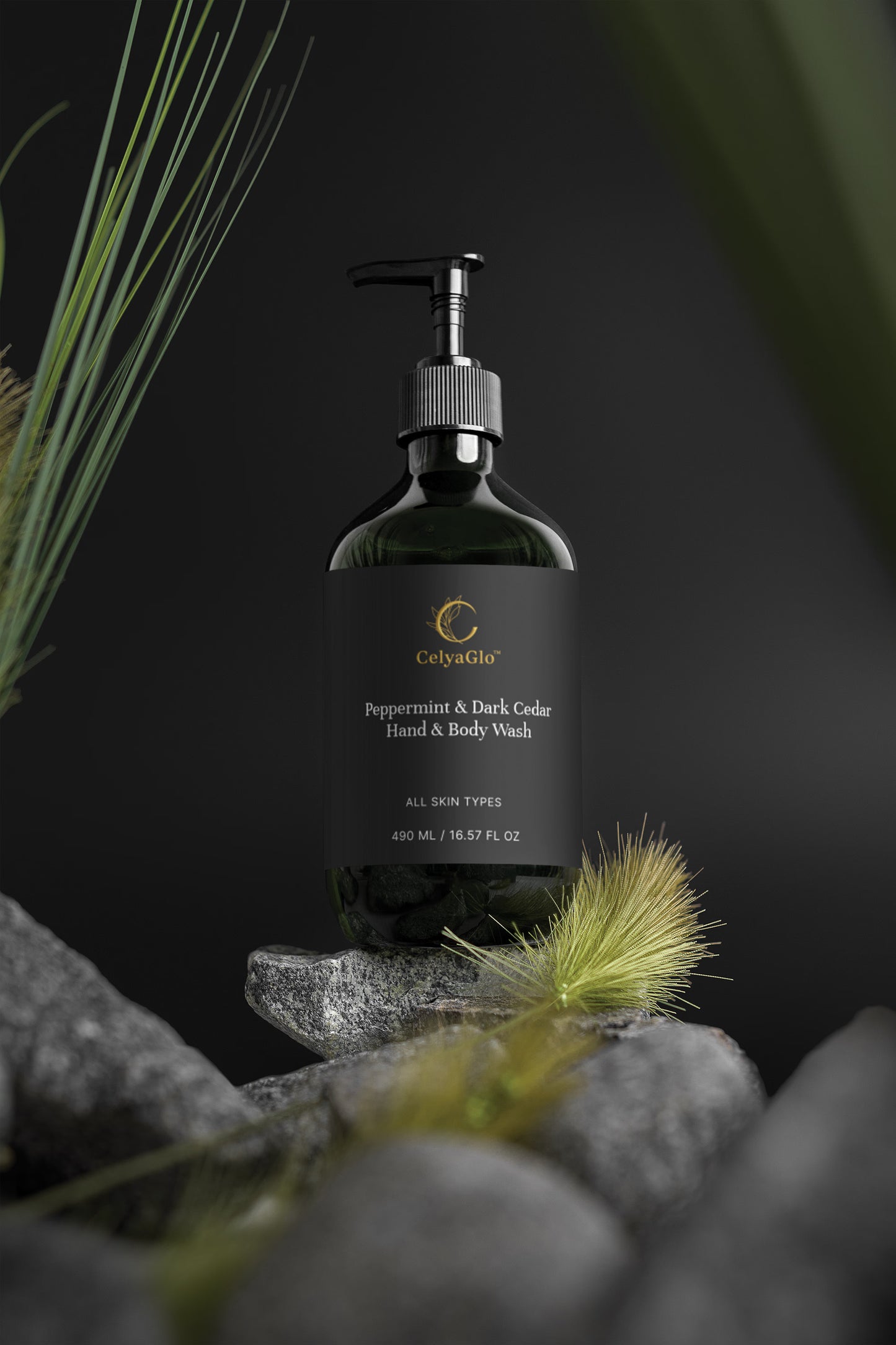 Peppermint & Dark Cedar Hand & Body Wash