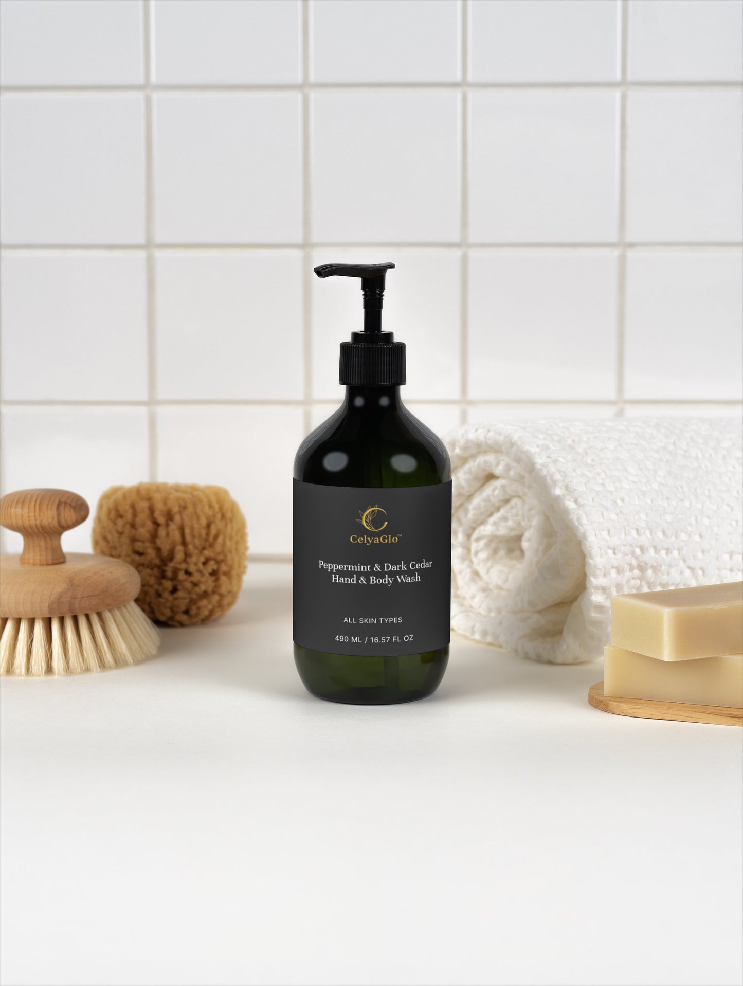 Peppermint & Dark Cedar Hand & Body Wash