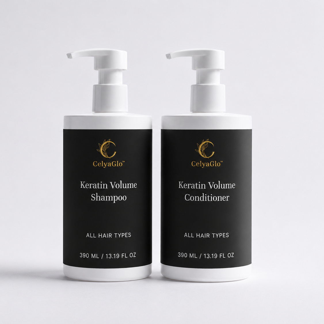 Keratin Volume Shampoo & Conditioner Set